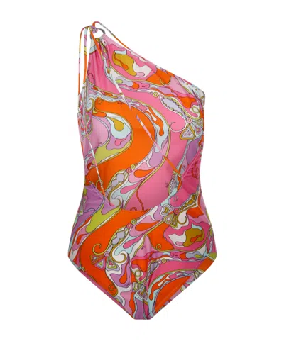 Pucci One-piece Swimsuit In Multi