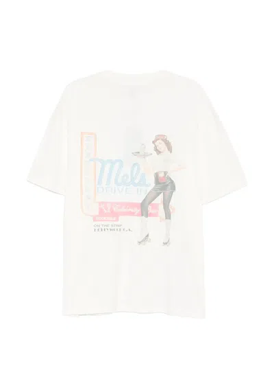 Represent Mels Diner Graphic T-shirt In White