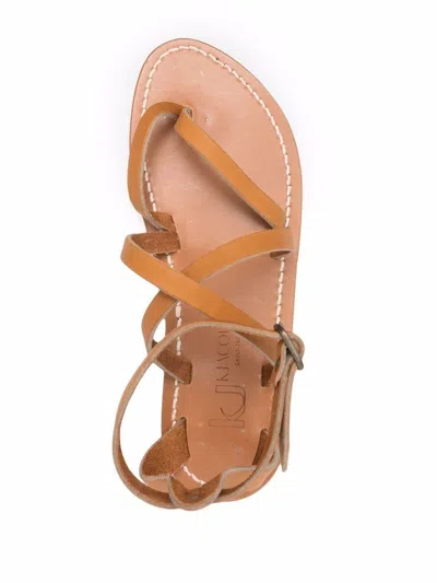 Kjacques Epicure Flat Sandals In Multi