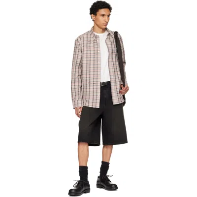 Off-white Pink Flannel Regular Shirt In Neutral
