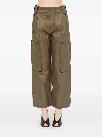 Andersson Bell Utility Cargo Pants In Green