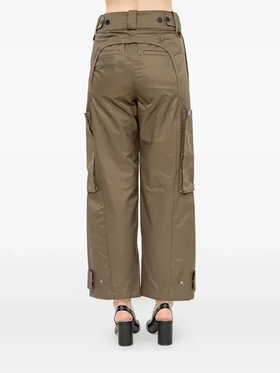 Andersson Bell Utility Cargo Pants In Green