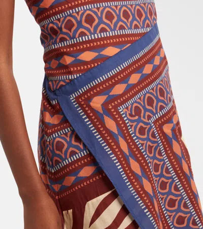 Johanna Ortiz Paraiso Agreste Printed Cotton-voile Maxi Dress In Brown