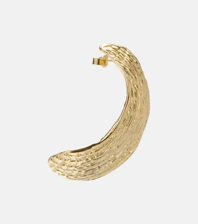 Ysso Broken Shell Gold-plated Earrings In Gold