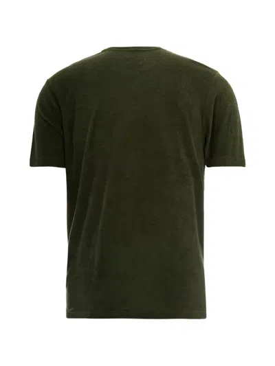 Mc2 Saint Barth Dark Green Solid T-shirt In Green