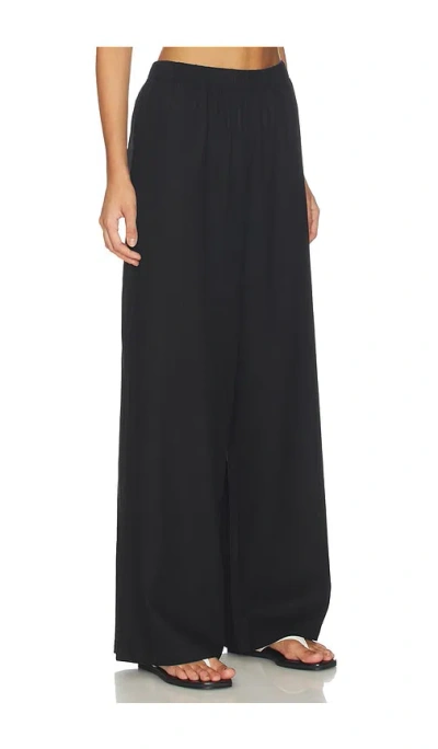 Paige Jude Wide Leg Pants In Black