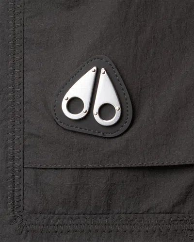 Moose Knuckles Flight Cargo Shorts In Black