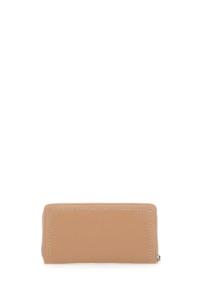Gianni Chiarini Bubble Zip-around Wallet In Brown