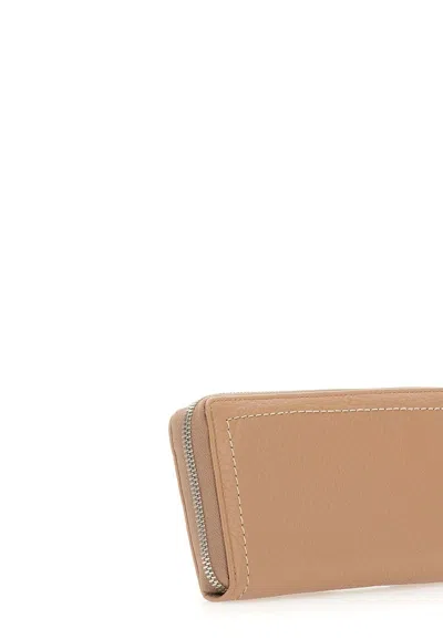 Gianni Chiarini Bubble Zip-around Wallet In Brown