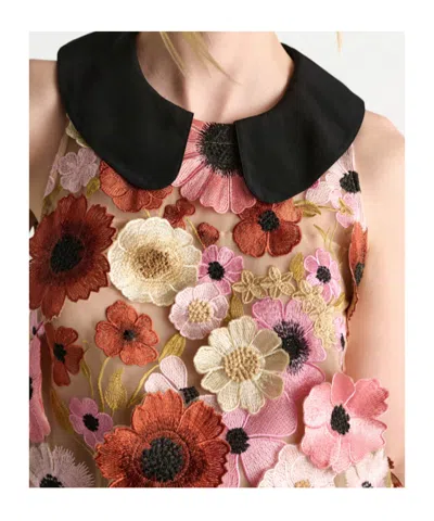 Dorothee Schumacher Blooming Meadow Silk-trimmed Top In Multi