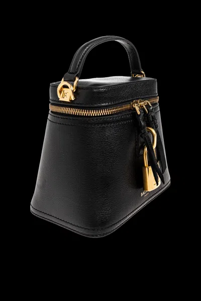 Balmain Pulse Vanity Shoulder Bag In Blue