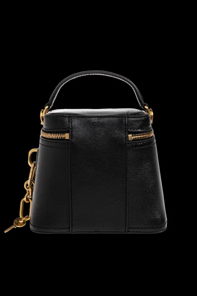 Balmain Pulse Vanity Shoulder Bag In Blue