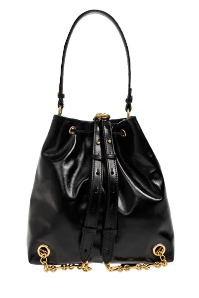 Balmain Pulse Drawstring Backpack In Black