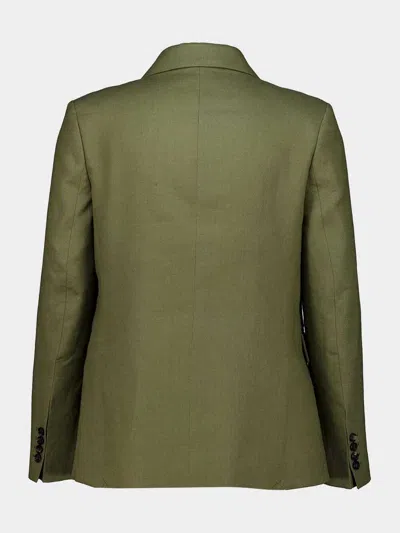 Bode Double-breasted Jacket In Brown