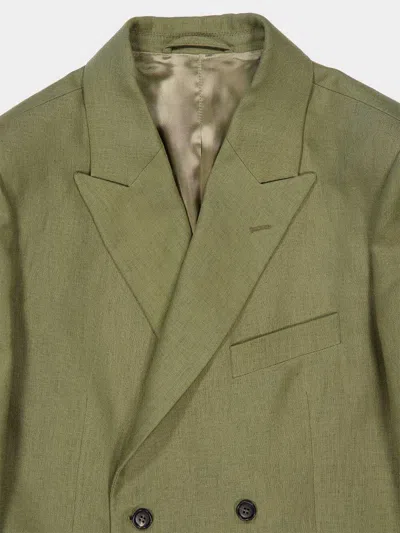 Bode Double-breasted Jacket In Brown