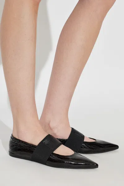 Givenchy Sophisticated Flat Shoes With Pointed Toe Design In Black