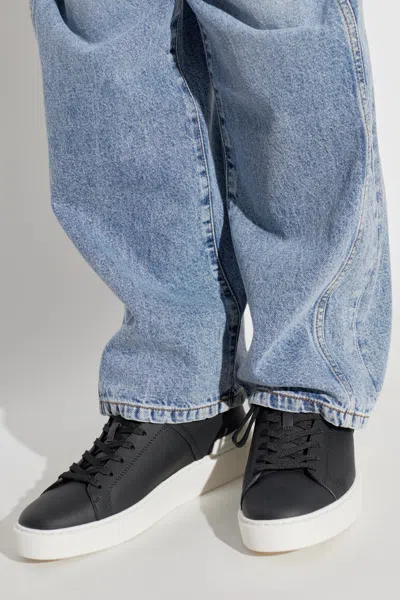 Balmain B-court Low-top Sneaker In Black