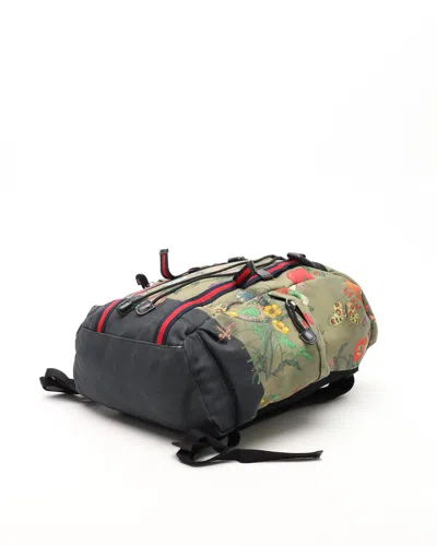 Gucci Flora Snake Backpack In Multi