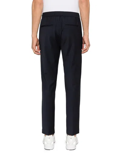 P.m.d.s Steve Elasticated Trousers In Blue