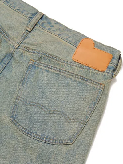 Woolrich Washed-effect Jeans In Blue