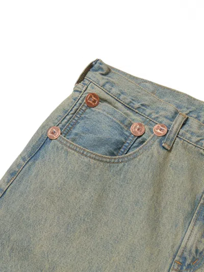 Woolrich Washed-effect Jeans In Blue