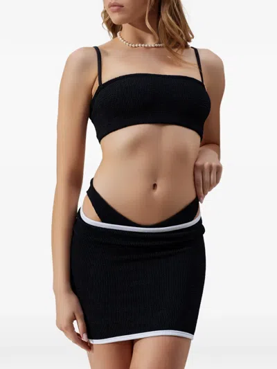 Hunza G The Original Crinkle Bikini In Black
