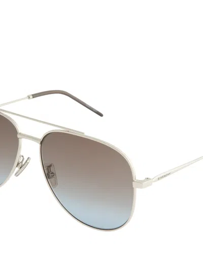 Givenchy City Pilot-frame Sunglasses In Brown