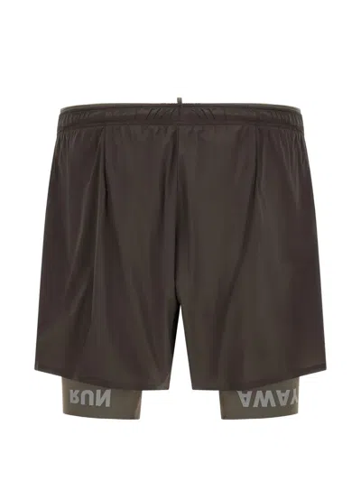 Satisfy Techsilk™ Bermuda And Short Gray In Brown