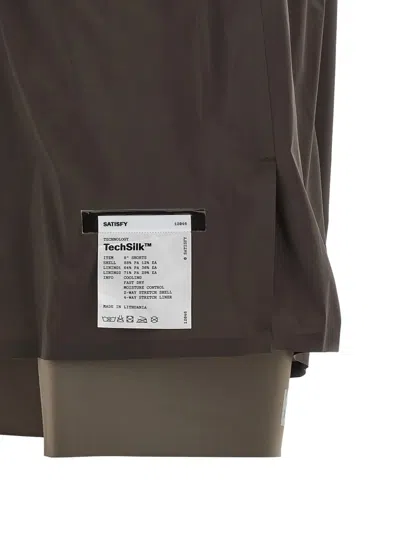 Satisfy Techsilk™ Bermuda And Short Gray In Brown