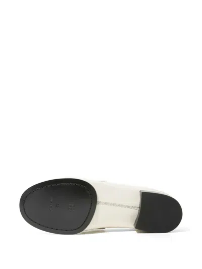 Givenchy 4g Logo-plaque Mules In White