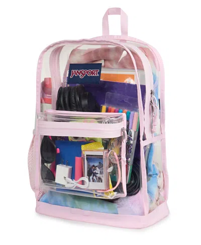 Jansport Clear Pack Medium Backpack In White