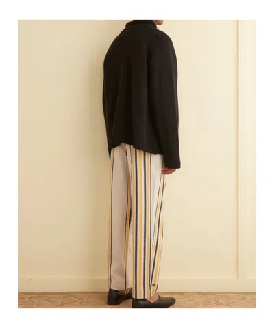 Bode Striped Casual Pants In Multi