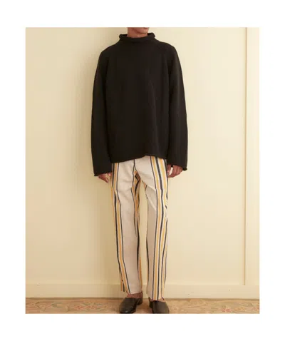 Bode Striped Casual Pants In Multi