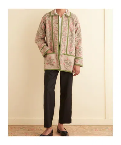 Bode Embroidered Casual Jacket In Brown