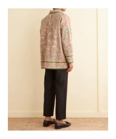 Bode Embroidered Casual Jacket In Brown