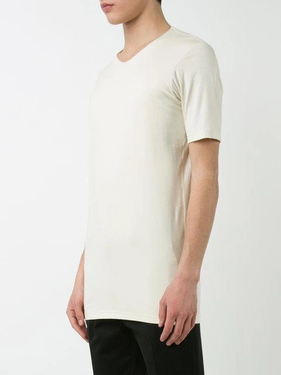 Shop Devoa Knit T-shirt - White