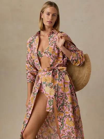 Faherty Soleil Top In Pink