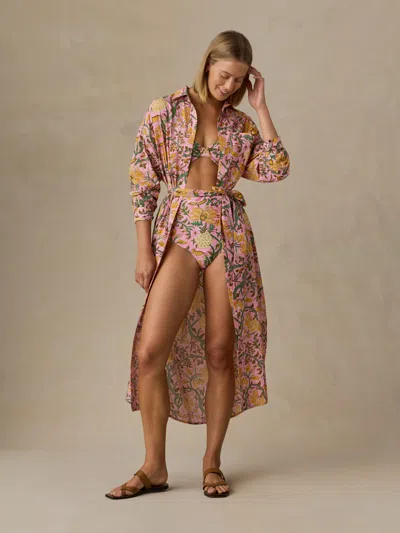 Faherty Soleil Bottom In Pink