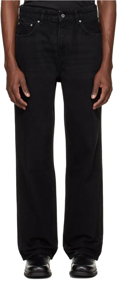 Represent Belt Loop Denim Trousers In Black