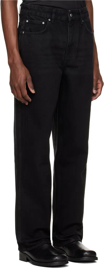 Represent Belt Loop Denim Trousers In Black