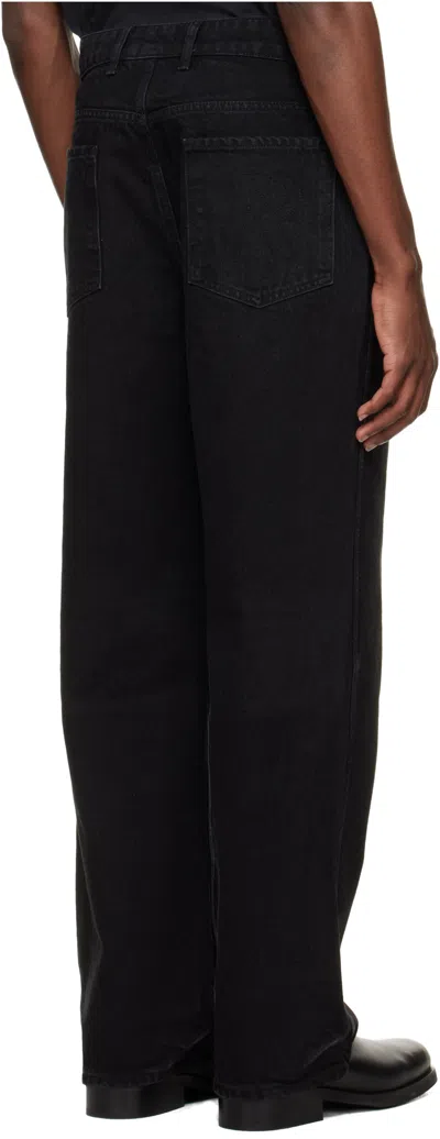 Represent Belt Loop Denim Trousers In Black