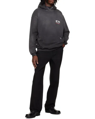 Represent Belt Loop Denim Trousers In Black