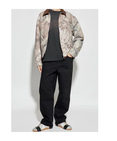 Represent Belt Loop Denim Trousers In Black