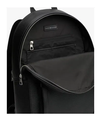 Tommy Hilfiger Zip Backpack In Black