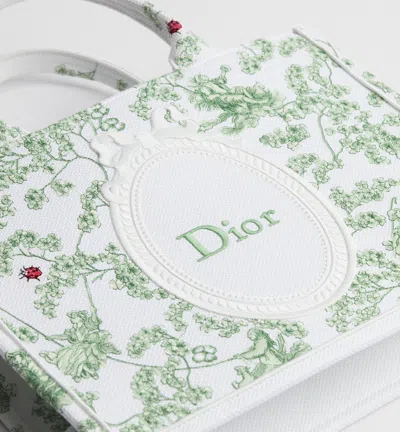 Dior Medium  Book Tote With Strap In Multi
