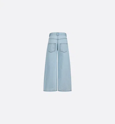 Dior Belt Loop Jeans In Blue