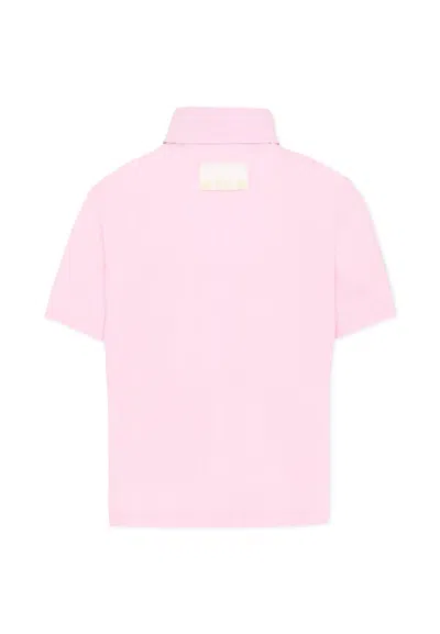 Msgm Short Sleeve Shirt In Pink