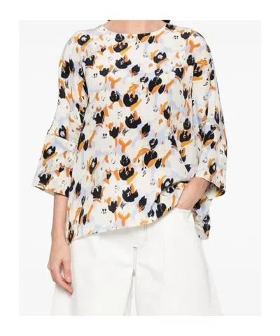 Marni Floral-pattern Blouse In Multi