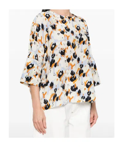Marni Floral-pattern Blouse In Multi
