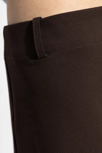 Samsoe & Samsoe A-line Mini Skirt In Brown